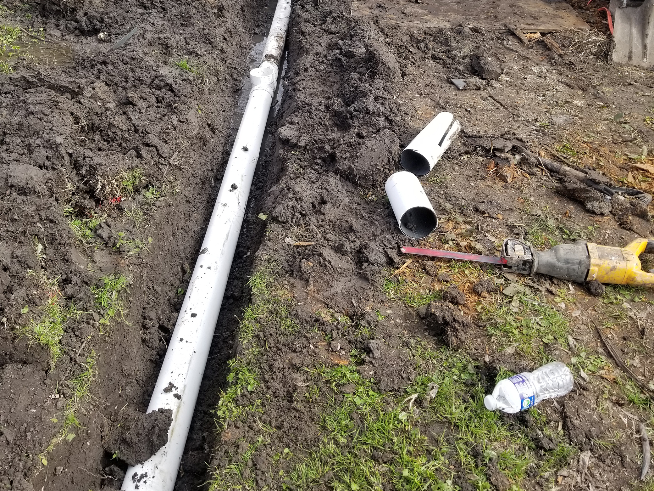 Water drainage technique