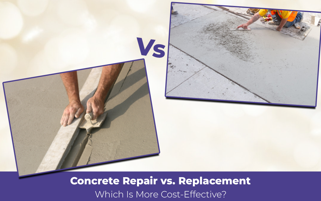 Concrete Repair vs. Replacement: Which is More Cost-Effective?